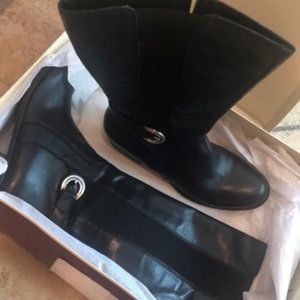Naturalizer Arness Riding Boot Size 8.5 Wide Calf